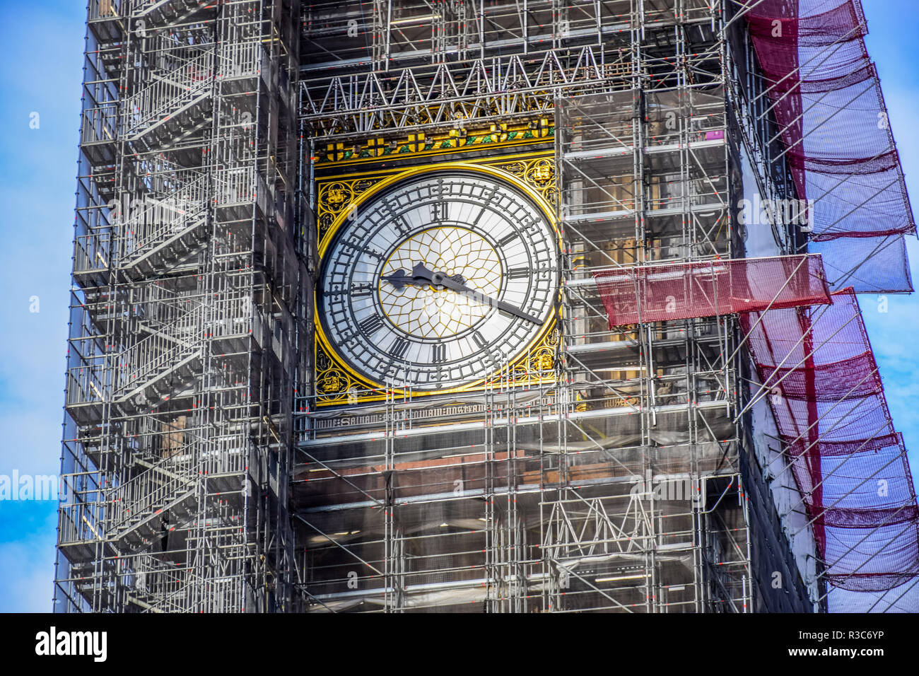 Repair to big ben Fotos und Bildmaterial in hoher Auflösung Alamy