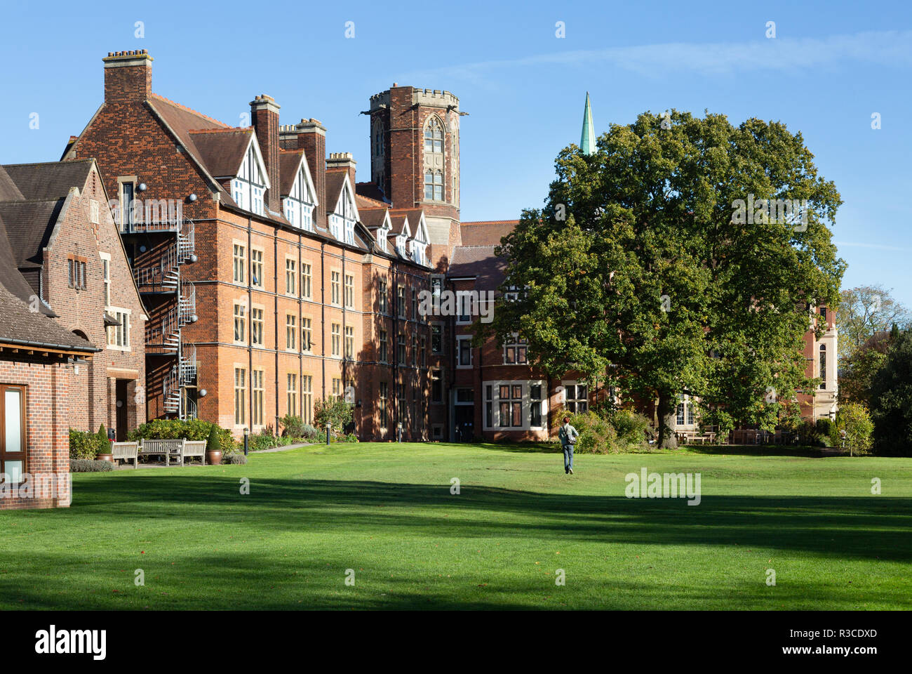 Homerton College, Universität Cambridge, UK - Außenansicht der älteren Gebäude Stockfoto