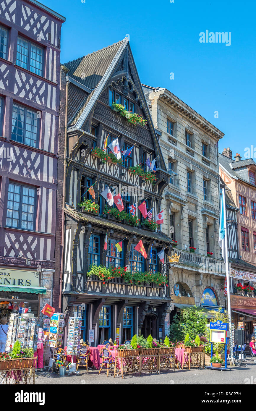 Altmarkt Rouen Normandie Frankreich Stockfotografie Alamy