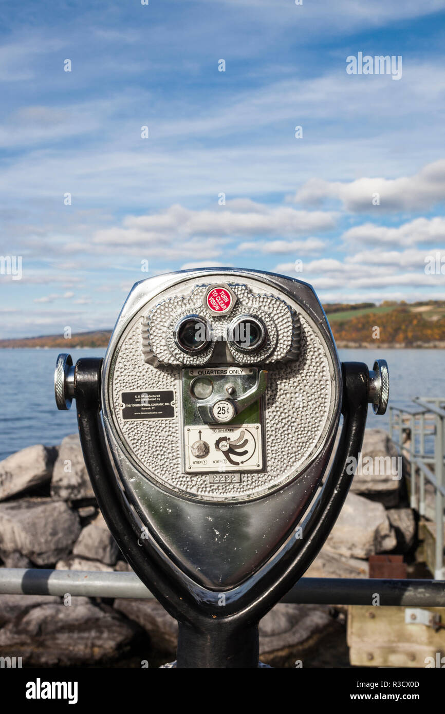 USA, New York, Finger Lakes Region, Watkins Glen, Seneca Lake Stockfoto