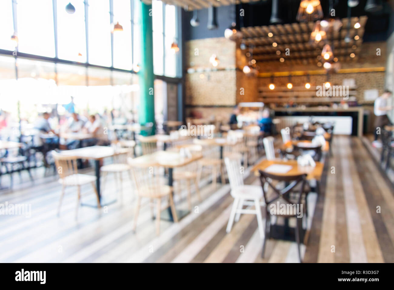 Blur restaurant Hintergrund Stockfoto