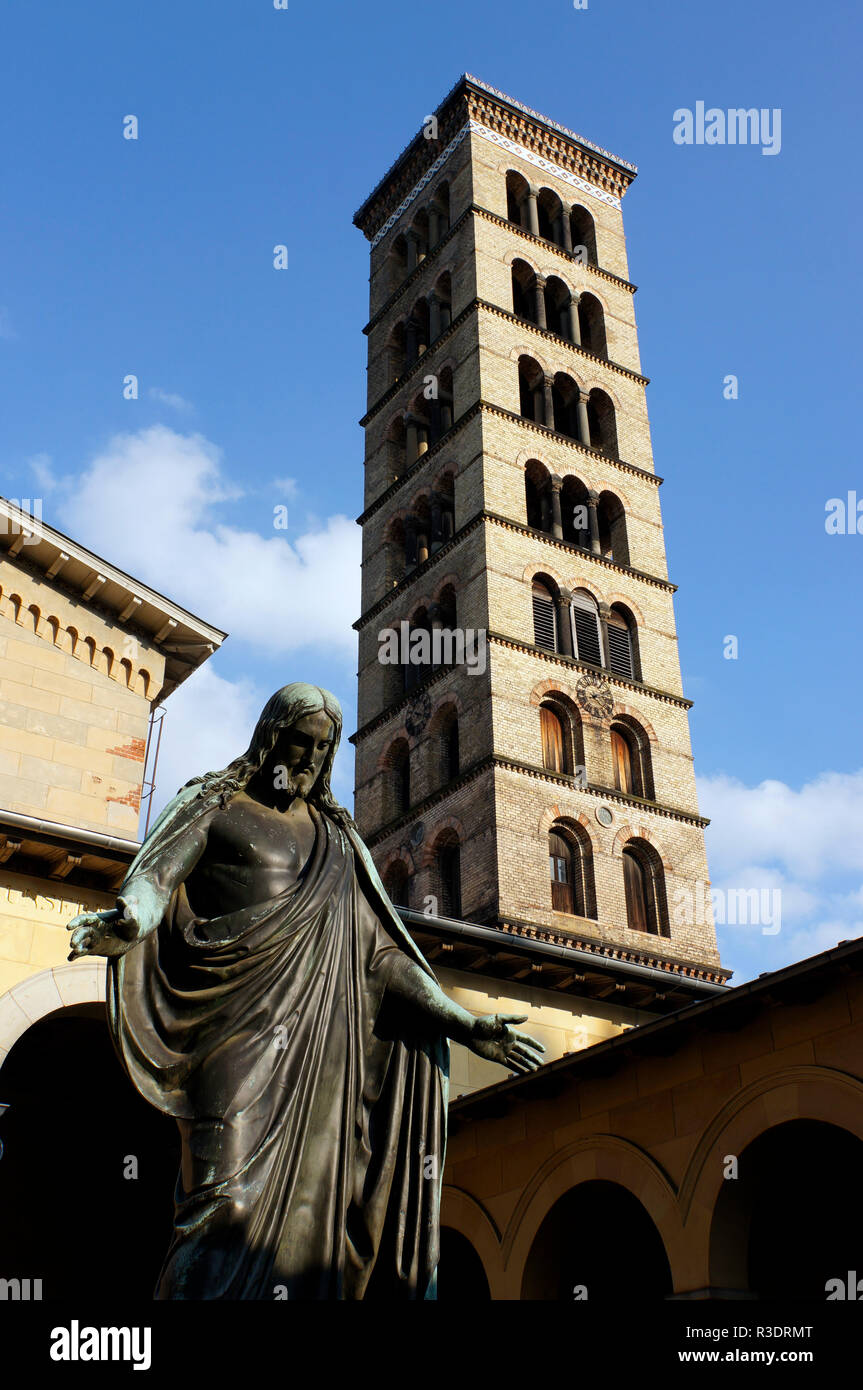 Evangelische Friedenskirche in Schloss Sanssouci Park Stockfoto