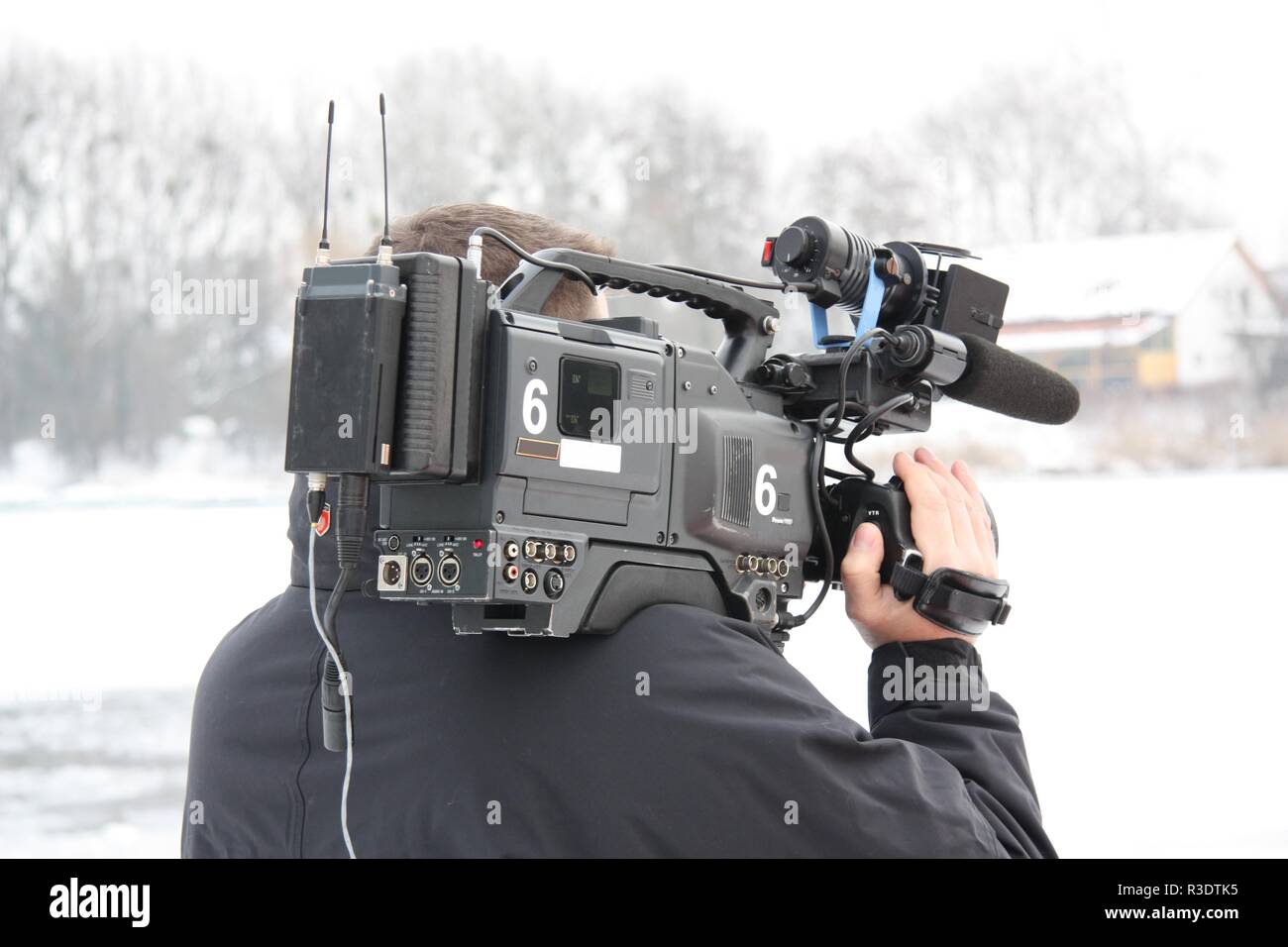 Kamera-operator Stockfoto