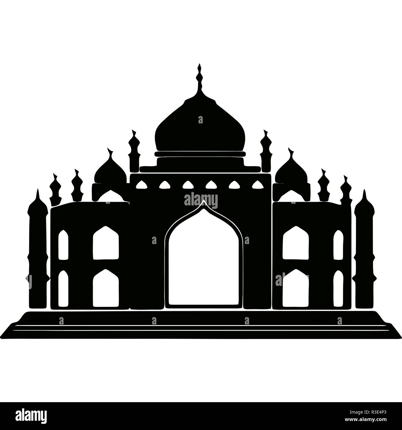 Moschee muslimische Architektur Ramadan arabisch Abbildung Stockfoto