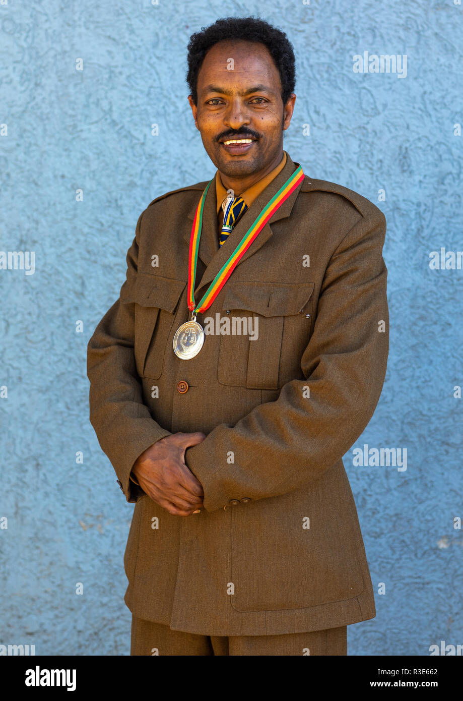 Sekretär der Patrioten, Addis Abeba region, Addis Abeba, Äthiopien Stockfoto