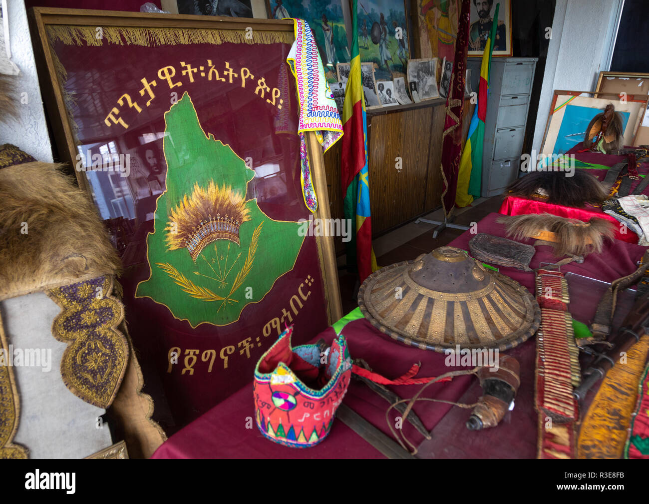 Patrioten war Museum, Addis Abeba region, Addis Abeba, Äthiopien Stockfoto
