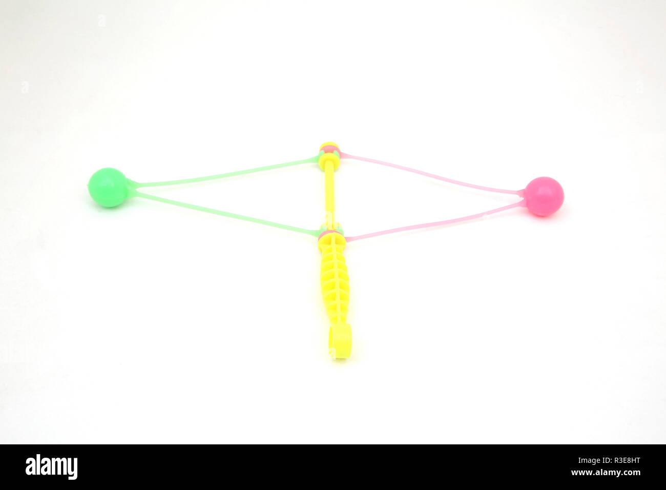Jahrgang 1990 Clackers Lärm die Spielzeugherstellung Stockfoto