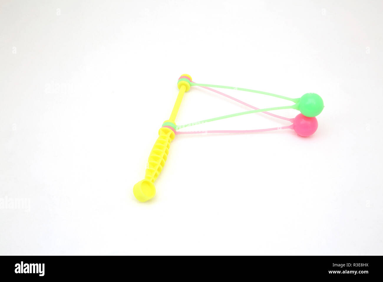 Jahrgang 1990 Clackers Lärm die Spielzeugherstellung Stockfoto