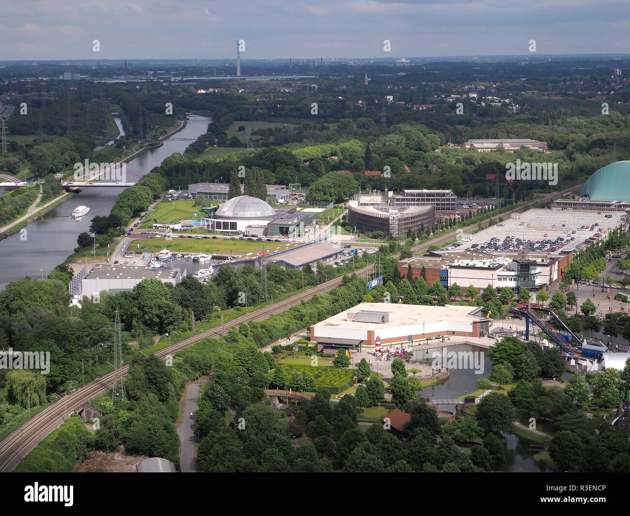 Oberhausen - Centro Stockfoto