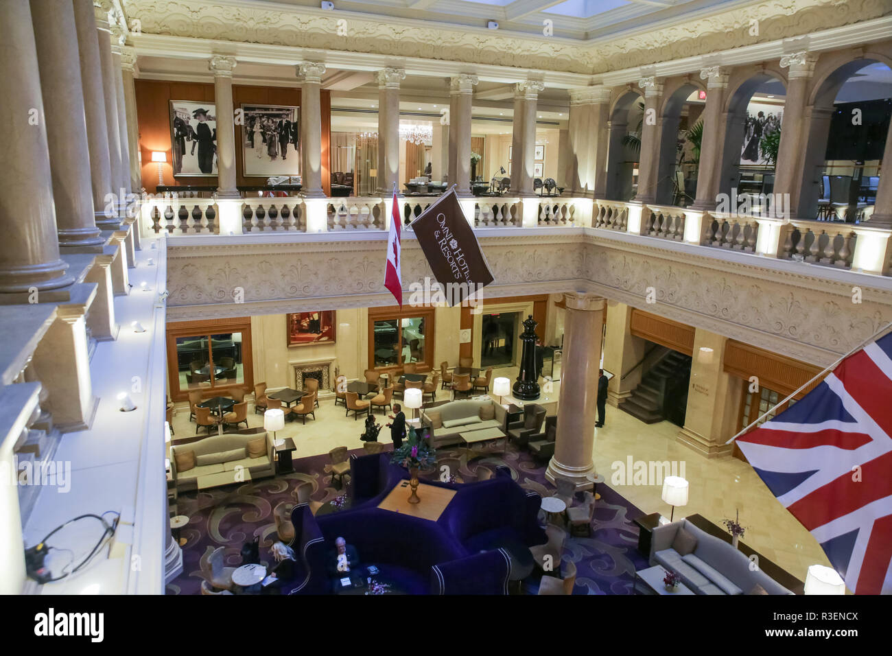 König Edward preisgekrönte historische Hotel in Toronto, Kanada Stockfoto