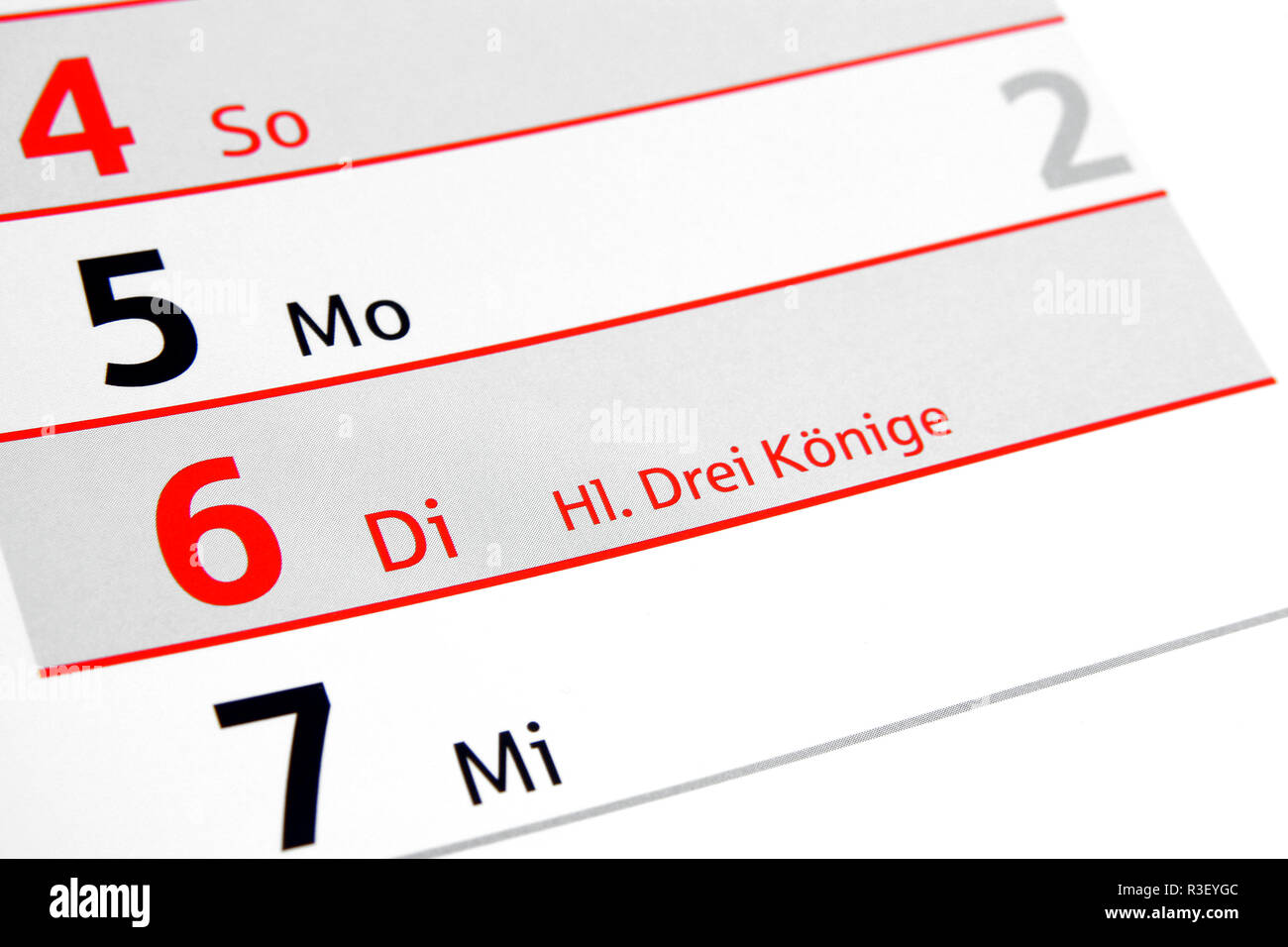 Heilige drei Könige Stockfoto