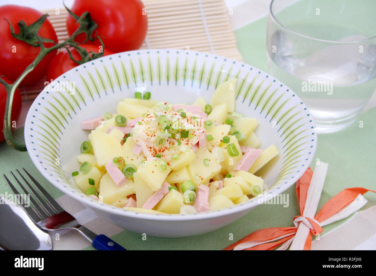 Kartoffel-Salat Stockfoto