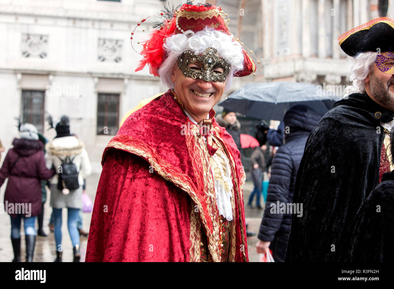 2018 02 03 0753 Italienische costumel 2018 Carnevale di Venezia Stockfoto