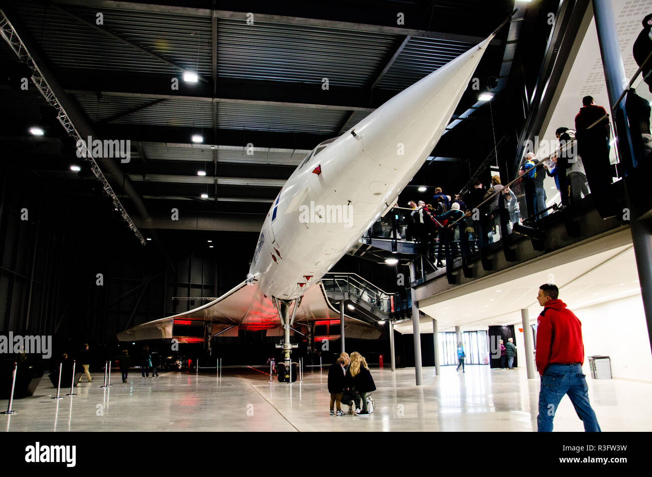 Concorde an Britsol Aerospace Museum Stockfoto