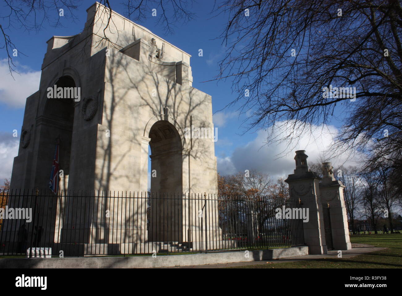 Das Kriegerdenkmal im Victoria Park, Leicester Stockfoto