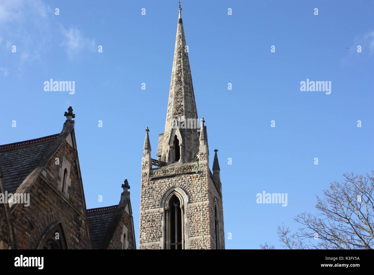 St Stephens Vereinigte Reformierte Kirche auf Neue Spaziergang in Leicester, England Stockfoto