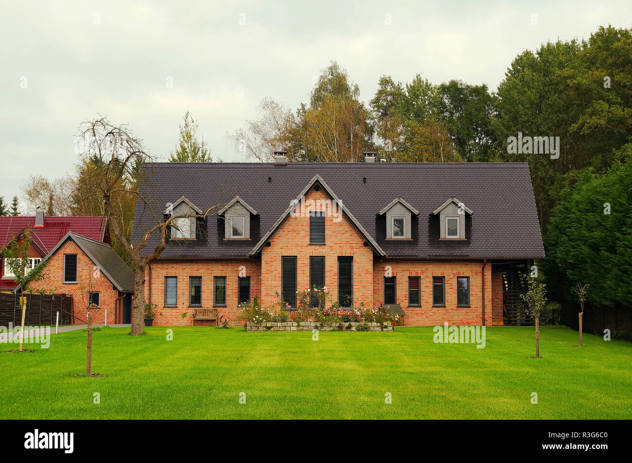 Freistehendes Haus Stockfoto