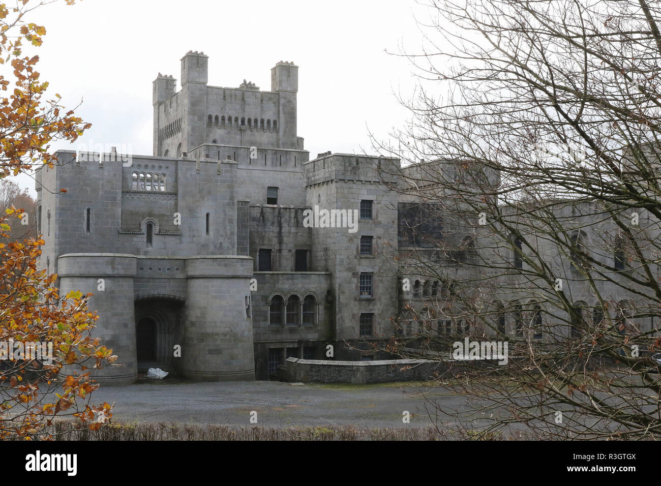 Die Rückseite der Gosford Schloss, Gosford Park, County Armagh, Nordirland. Stockfoto