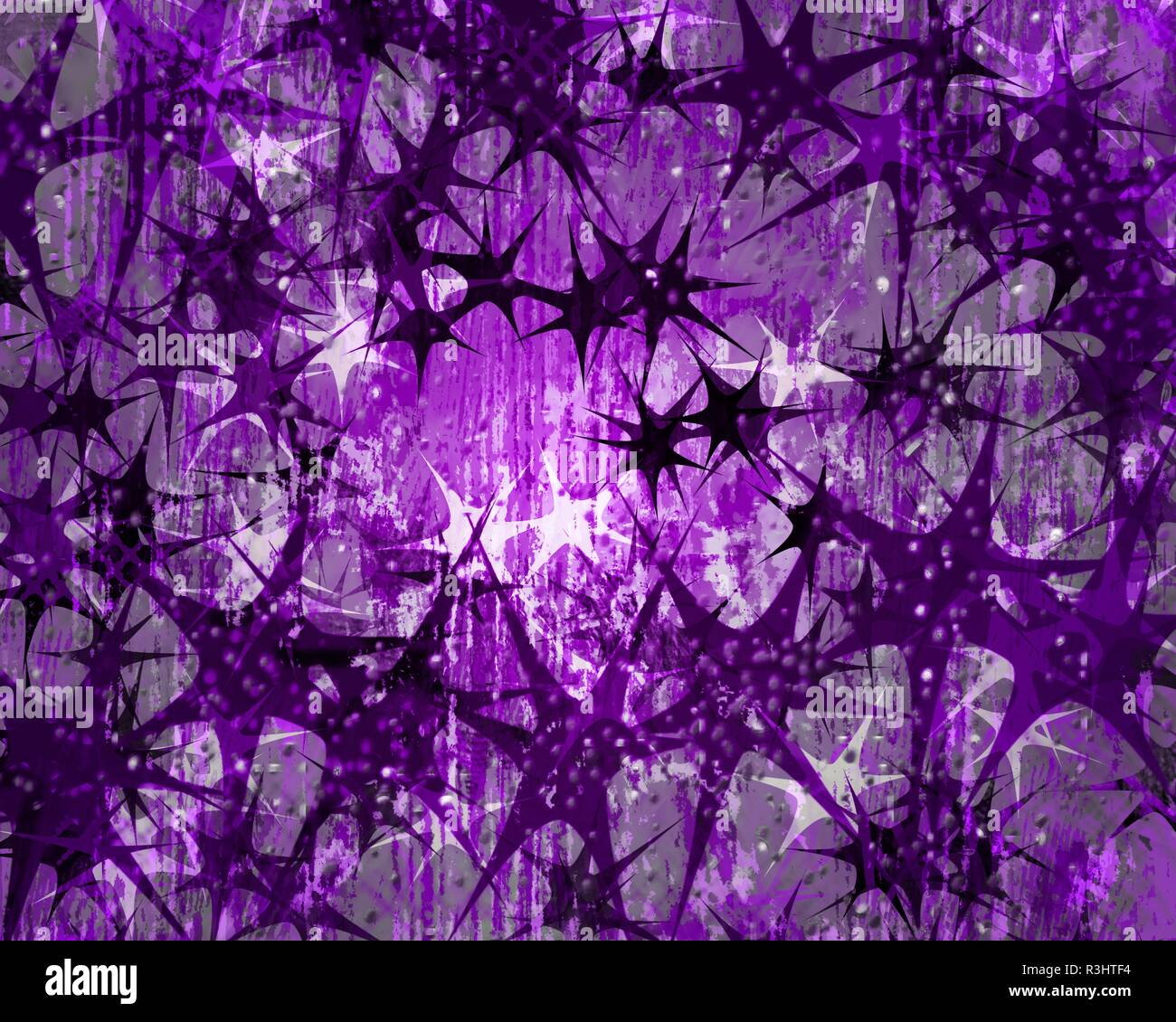 Star Hintergrund violett Stockfoto