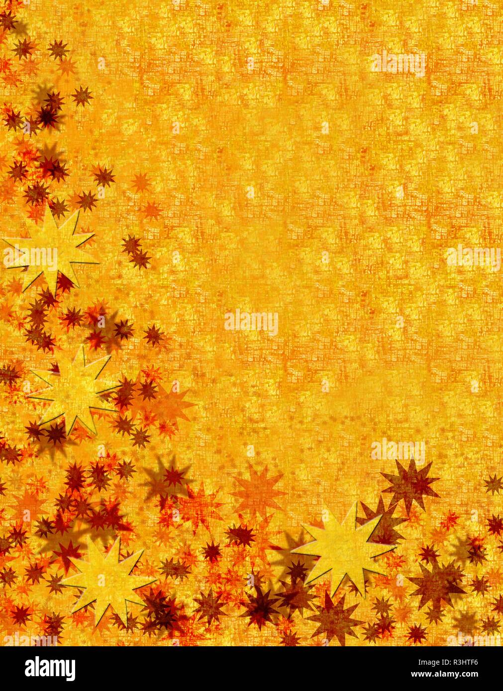 Papier mit Sternen Stockfoto