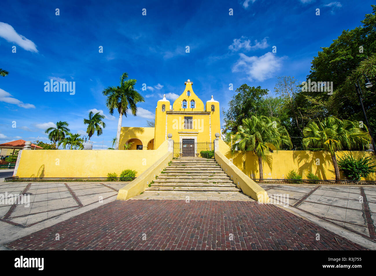 Ermita de Santa Isabel, koloniale Kirche in Merida, Yucatan, Mexiko Stockfoto