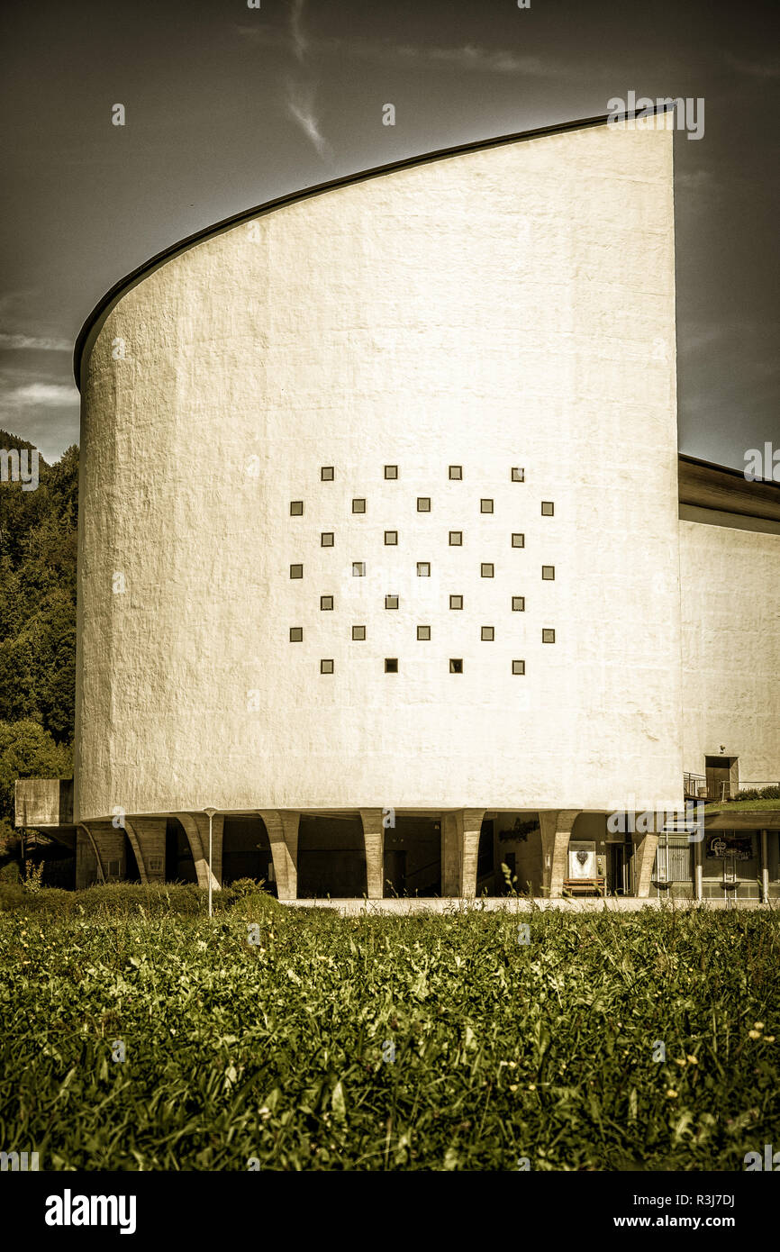 Die Passionsspiele in Erl in Tirol in der Nähe von Kufstein Stockfoto