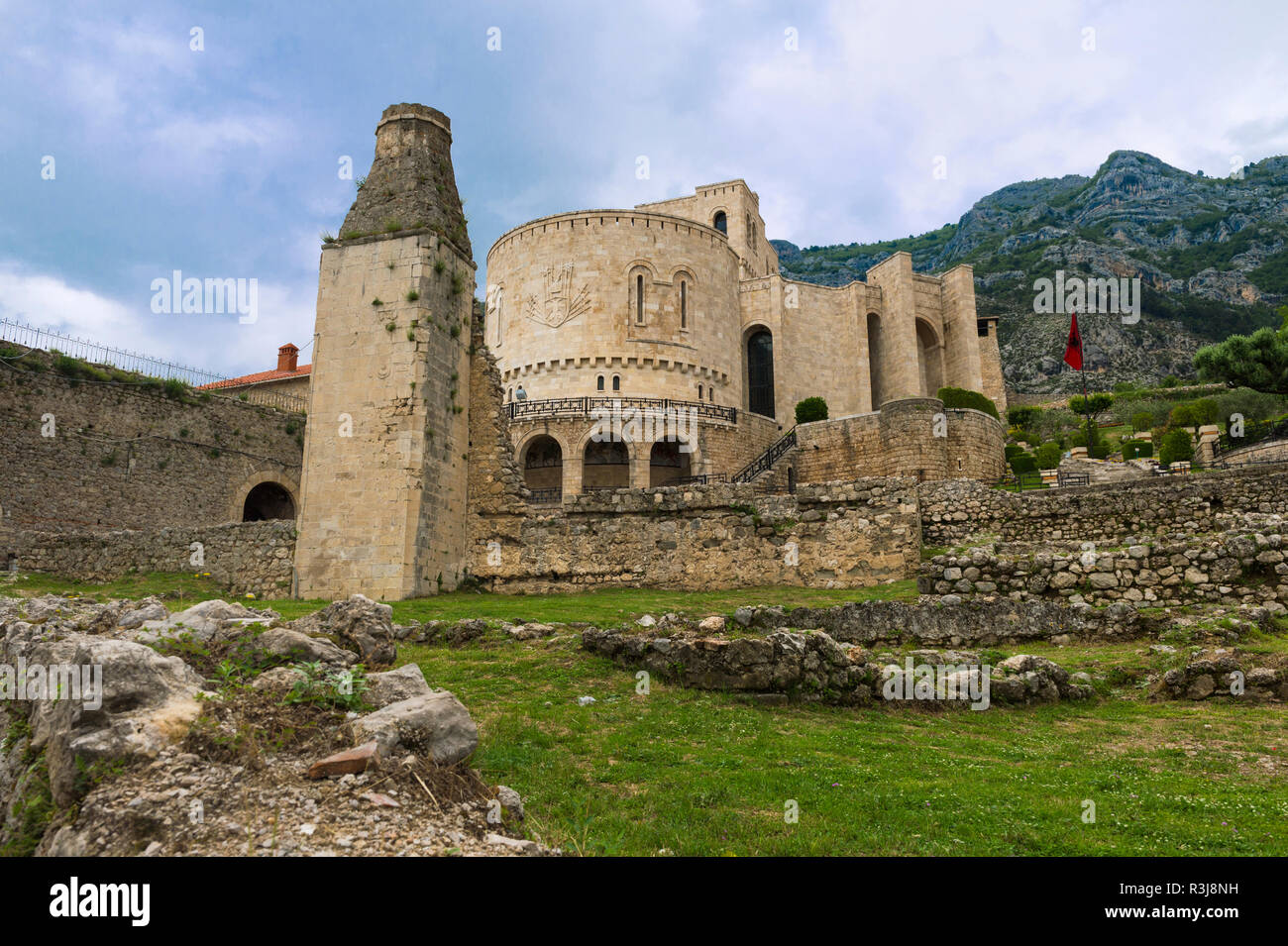 George Castriot Skanderberg Museum, Burg Kruja Kruja, Albanien Stockfoto