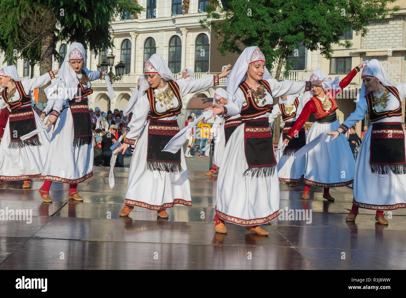 Internationale Folklore Festival, Weltjugendtag, Skopje, Mazedonien Stockfoto