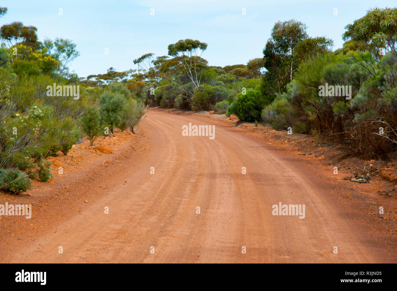 Abseits der Straße im Outback Stockfoto