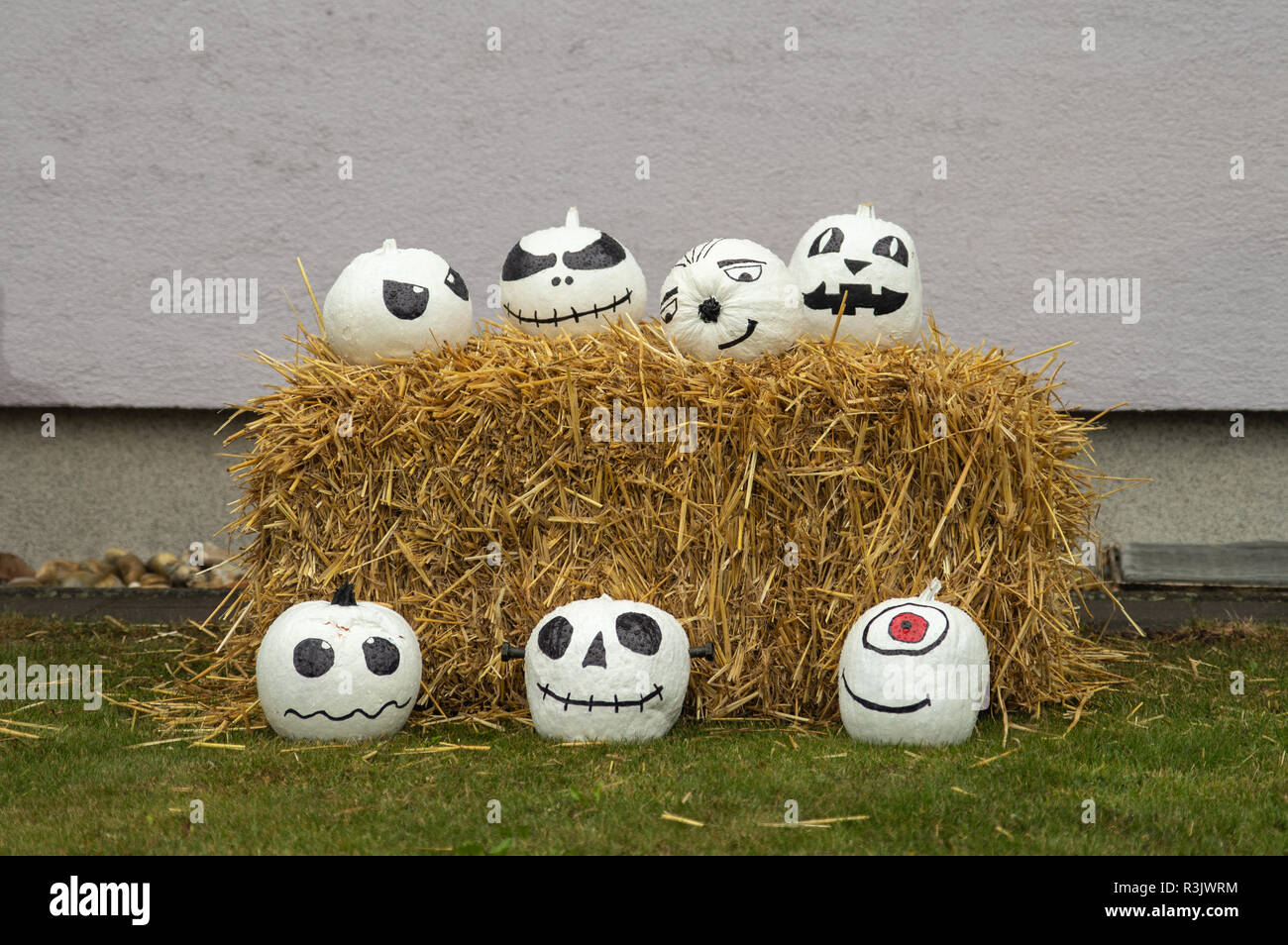 Spuk Kürbis Stockfoto
