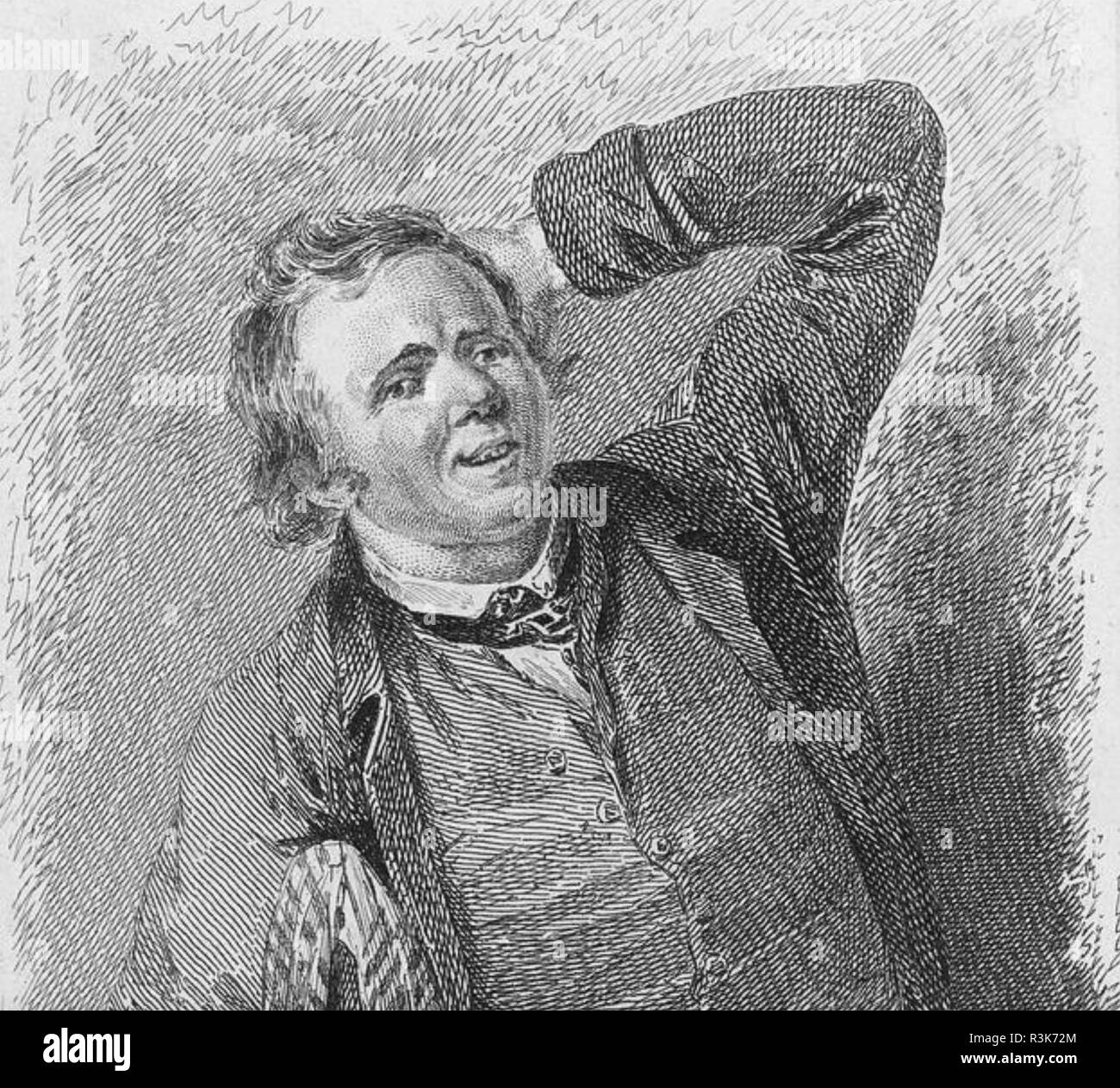 JAMES HOGG (1770-1835), schottischer Schriftsteller, Dichter und Schriftsteller Stockfoto