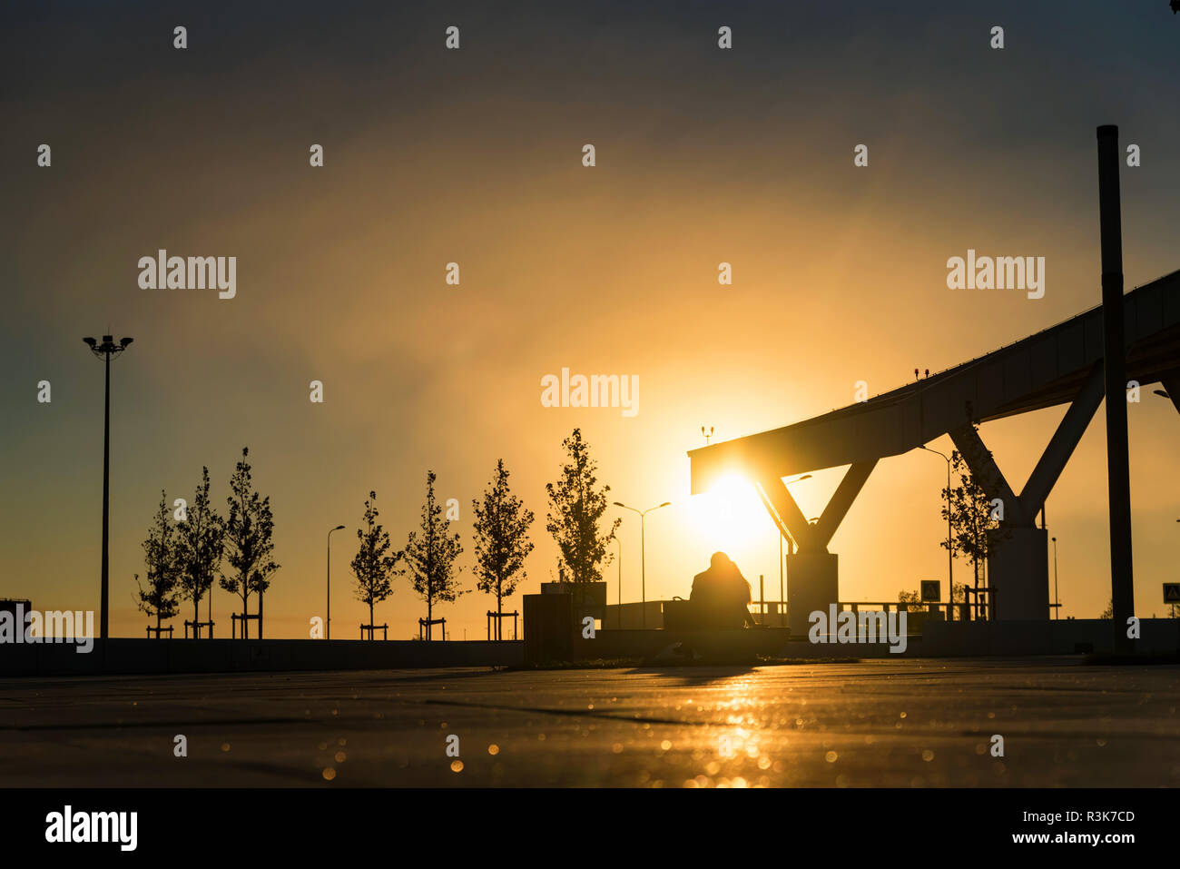 Außenansicht von platov International Airport in Rostow-am-Don, Russland Stockfoto Außenansicht von platov International Airport in Rostow-am-Don, Russland Stockfoto