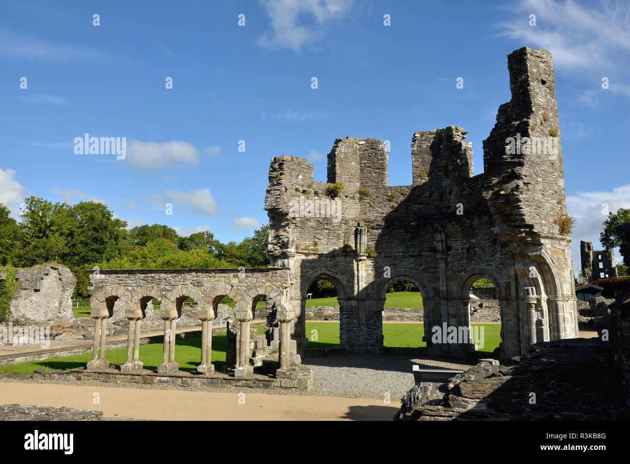 Irland, County Louth, Mellifont Abbey Stockfoto