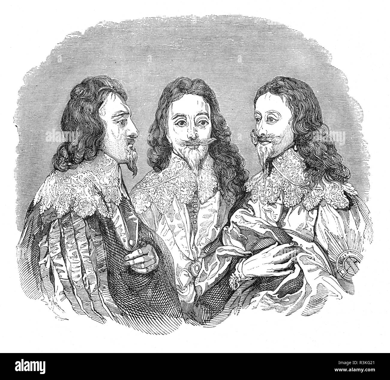Charles I (1600-1649) Monarch über die drei Königreiche von England, Schottland und Irland vom 27. März 1625 bis zu seiner Hinrichtung im Jahre 1649, Modellierung für eine Skulptur von Gian Lorenzo Bernini. Er wurde in das Haus des Stuart als zweiter Sohn von König James VI. von Schottland geboren, aber nach seinem Vater, den englischen Thron im Jahre 1603 erbte er nach England, wo er auch den Rest seines Lebens verbrachte. Er Thronfolger auf den Thron von England, Schottland und Irland über den Tod seines älteren Bruders, Heinrich Friedrich, Prinz von Wales, 1612. Stockfoto Charles I (1600-1649) Monarch über die drei Königreiche von England, Schottland und Irland vom 27. März 1625 bis zu seiner Hinrichtung im Jahre 1649, Modellierung für eine Skulptur von Gian Lorenzo Bernini. Er wurde in das Haus des Stuart als zweiter Sohn von König James VI. von Schottland geboren, aber nach seinem Vater, den englischen Thron im Jahre 1603 erbte er nach England, wo er auch den Rest seines Lebens verbrachte. Er Thronfolger auf den Thron von England, Schottland und Irland über den Tod seines älteren Bruders, Heinrich Friedrich, Prinz von Wales, 1612. Stockfoto