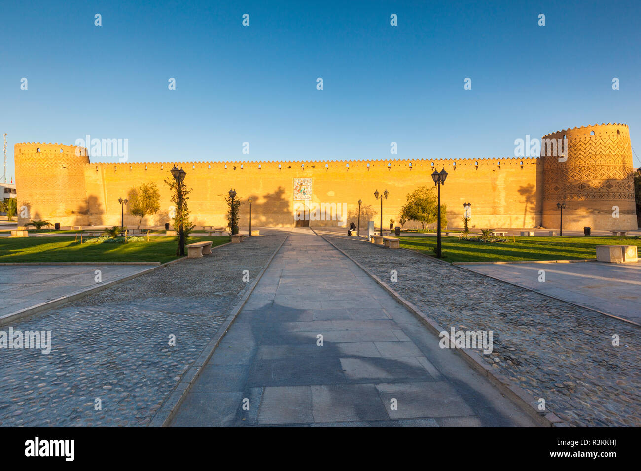 Zentrale Iran, Shiraz, Arg-e Karim Khan Zitadelle, Festung Stockfoto