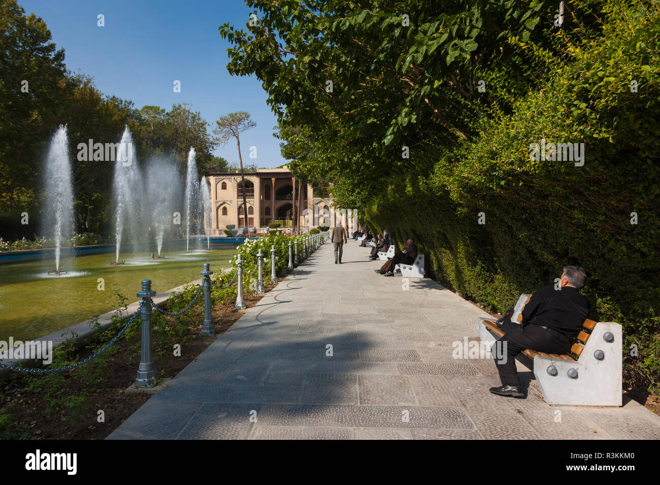Zentrale Iran, Esfahan, Hasht Behesht Palace Stockfoto