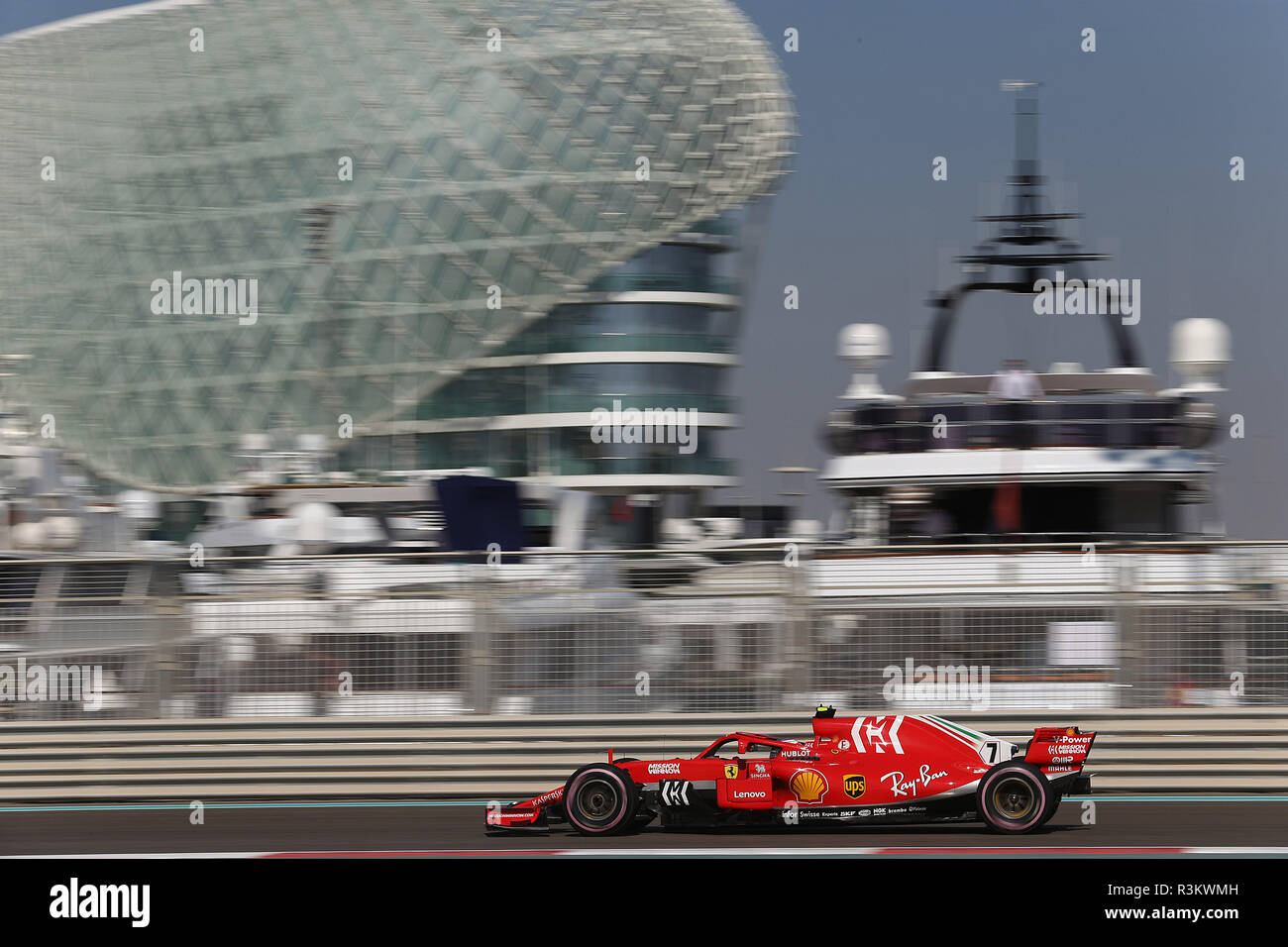 Abu Dhabi, VAE. 23. November 2018. Sport Formel 1 Grand Prix von Abu Dhabi 2018 Im Bild: Kimi Räikkönen (FIN) Scuderia Ferrari SF 71H Kredit: LaPresse/Alamy leben Nachrichten Stockfoto