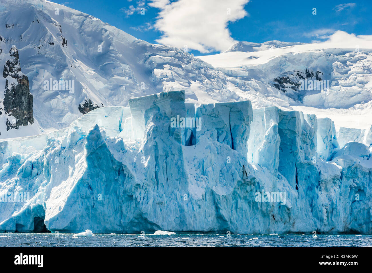 Antarktis, Danco Coast, Eis Klippen Stockfoto