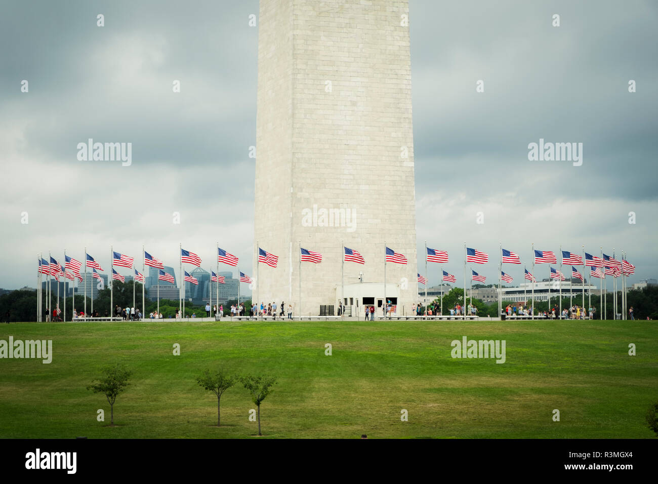 George Washington Monument, Obelisk in Washington DC Stockfoto