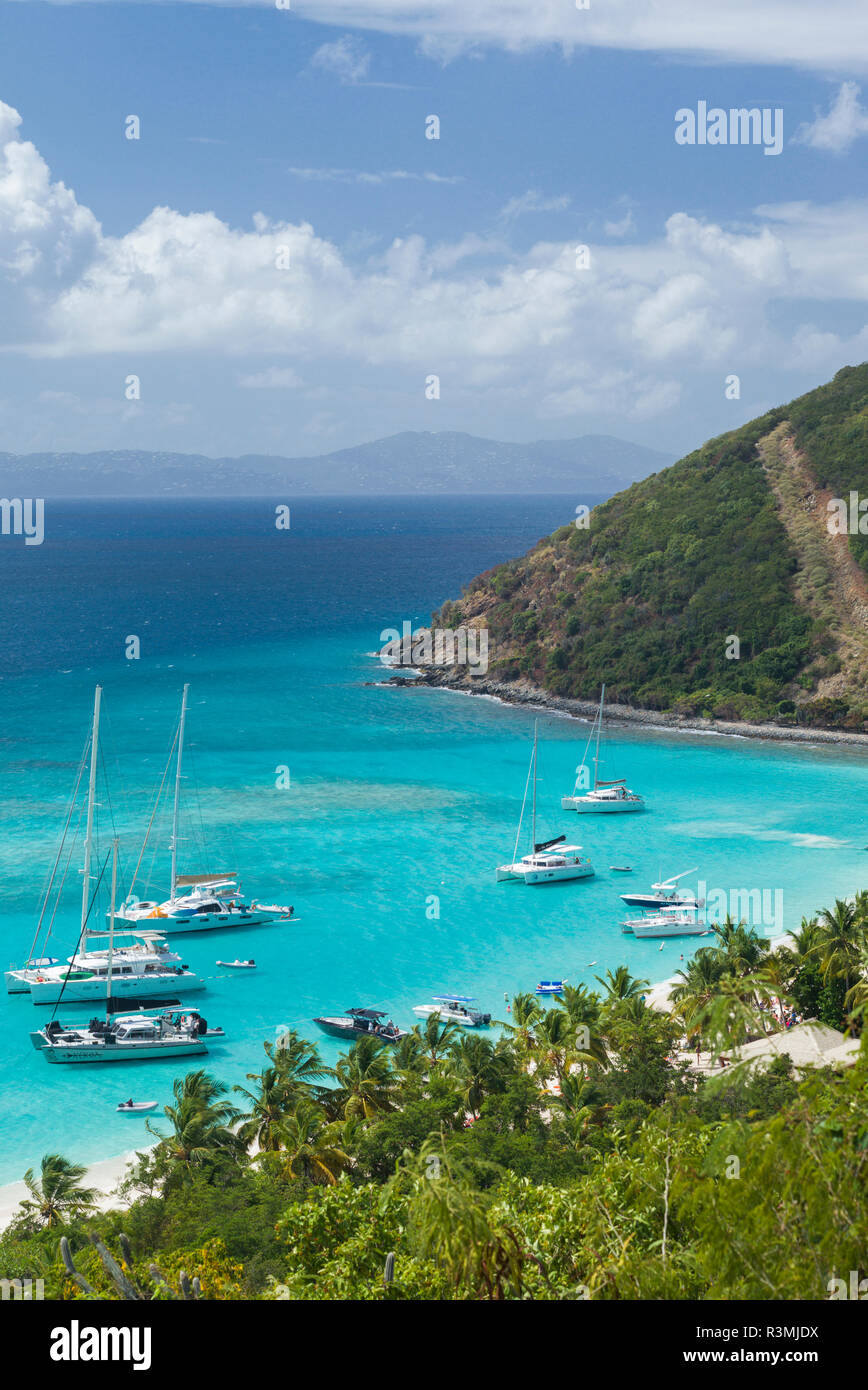 Britische Jungferninseln, Jost Van Dyke. White Bay Stockfoto