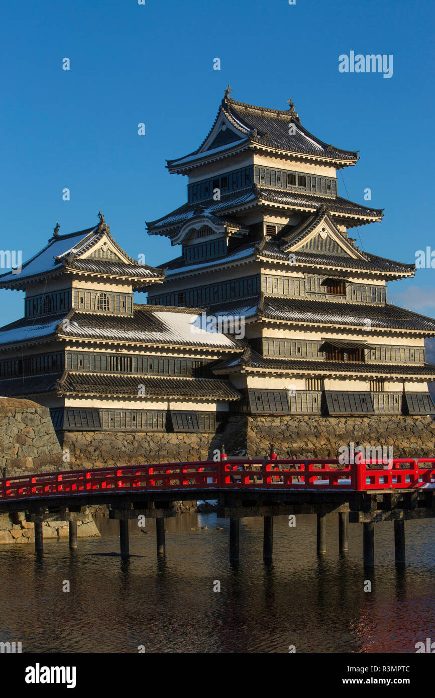 Japan, Nagano. 16. jahrhundert Schloß Matsumoto. Kredit als: Jim Zuckerman/Jaynes Galerie/DanitaDelimont.com Stockfoto
