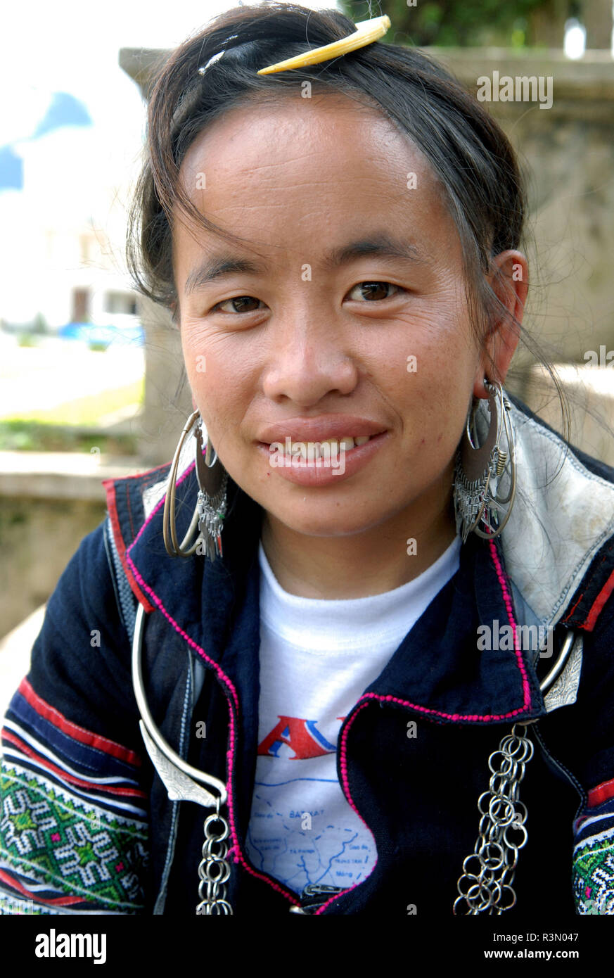 Schwarze Hmong, Sapa, Nordvietnam Stockfoto