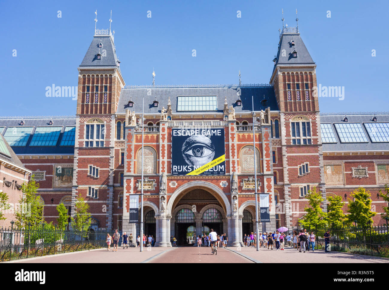 Amsterdam Rijksmuseum Amsterdam Museum und Galerie Art Collection Holland Niederlande EU Europa Stockfoto