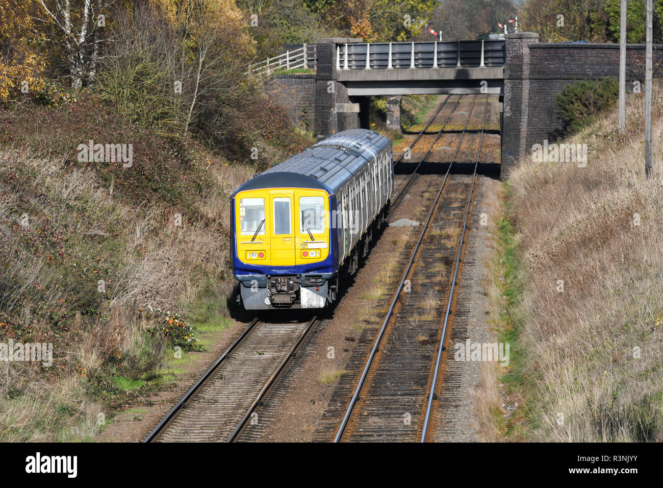 Pacer Zug auf der Great Central Railway Stockfoto