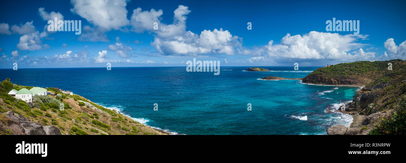 Französische Antillen, St-Barthelemy. Anse de Marigot Bay Stockfoto