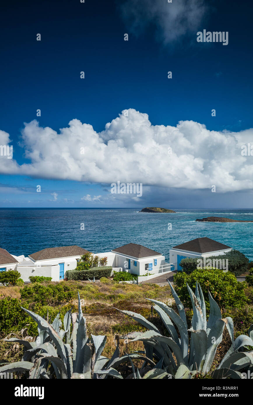 Französische Antillen, St-Barthelemy. Anse de Marigot Bay Stockfoto