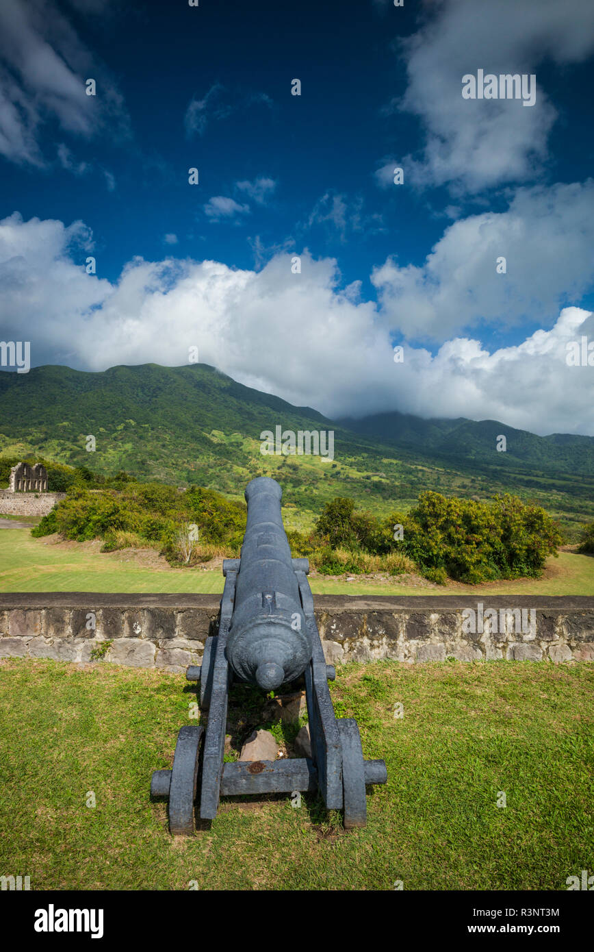 St. Kitts und Nevis, St. Kitts. Brimstone Hill Fortress Stockfoto