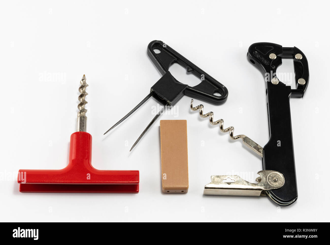 Flasche Wein Cork Entferner Stockfoto