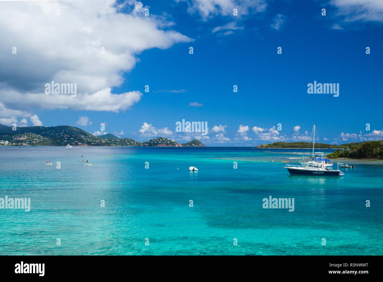 Us Virgin Islands, St. Thomas. Great Bay Marine Stockfoto
