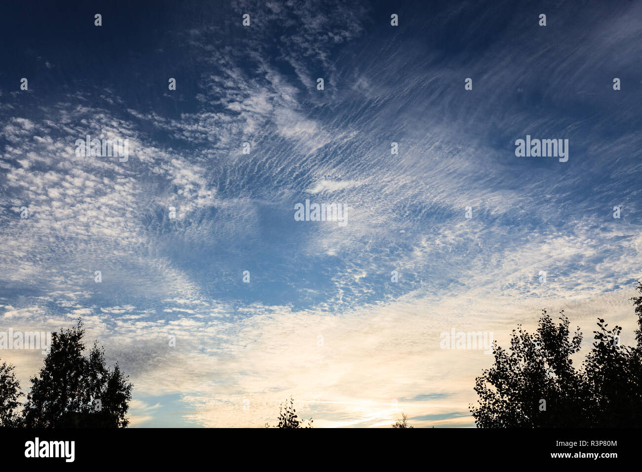 Cloud scape Sonnenuntergang Himmel Stockfoto